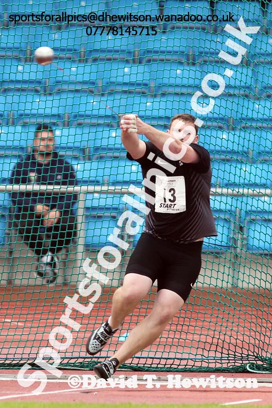 Mens  senior hammer, Northern Senior and Under-20s Track and Field Champs., Manchester. Photo: David T. Hewitson/Sports for All Pics